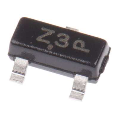 onsemi, 5.6V Zener Diode 7% 300 mW SMT 3-Pin SOT-23