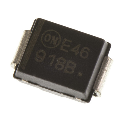 onsemi, 5.1V Zener Diode 5% 3 W SMT 2-Pin SMB