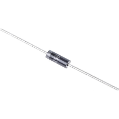 onsemi, 3.9V Zener Diode 5% 5 W Through Hole 2-Pin DO-15