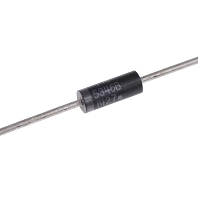 onsemi, 9.1V Zener Diode 5% 5 W Through Hole 2-Pin DO-15