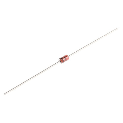 onsemi, 6.2V Zener Diode 5% 1 W Through Hole 2-Pin DO-41