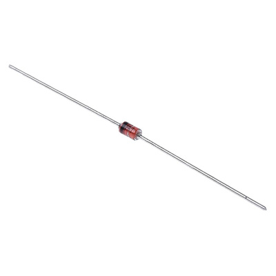 onsemi, 15V Zener Diode 5% 1 W Through Hole 2-Pin DO-41