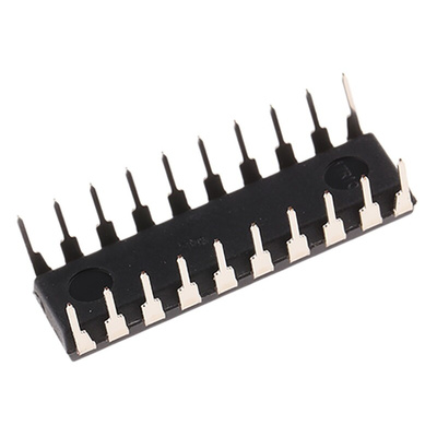 Texas Instruments SN74LS240N Octal-Channel Buffer & Line Driver, 3-State, Inverting, 20-Pin PDIP