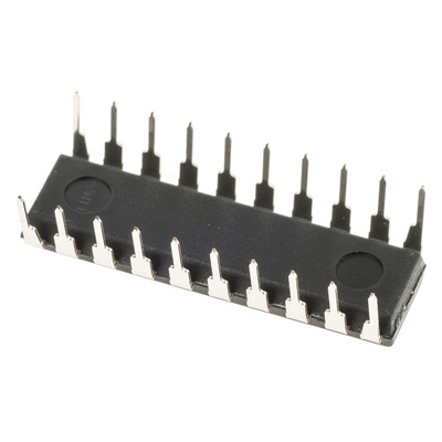 Texas Instruments SN74LS244N Octal-Channel Buffer & Line Driver, 3-State, 20-Pin PDIP
