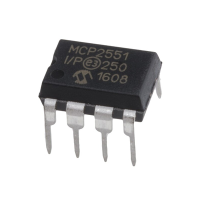 Microchip MCP2551-I/P, CAN Transceiver 1Mbps ISO 11898, 8-Pin PDIP