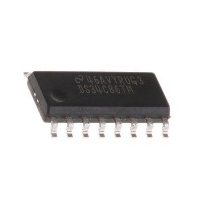 Texas Instruments DS34C86TM/NOPB Line Receiver, 16-Pin SOIC