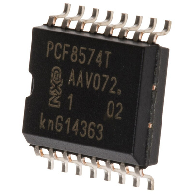 NXP 8-Channel I/O Expander I2C 16-Pin SOIC, PCF8574T/3,512