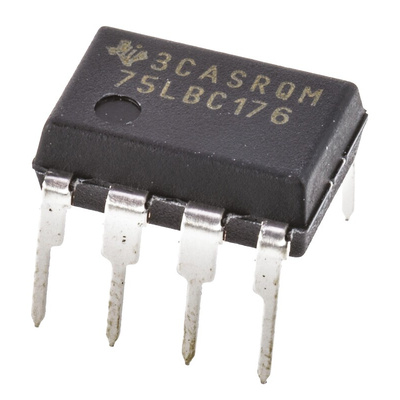 Texas Instruments SN75LBC176P Line Transceiver, 8-Pin PDIP