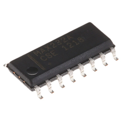 Maxim Integrated 4.5 → 5.5 V Cable Transceiver 16-Pin SOIC, MAX232ACSE+T