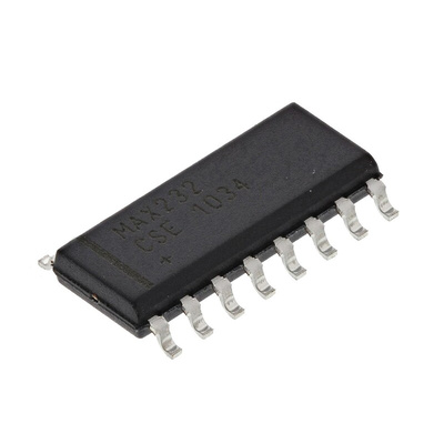 Maxim Integrated 4.5 → 5.5 V Cable Transceiver 16-Pin SOIC, MAX232CSE+T