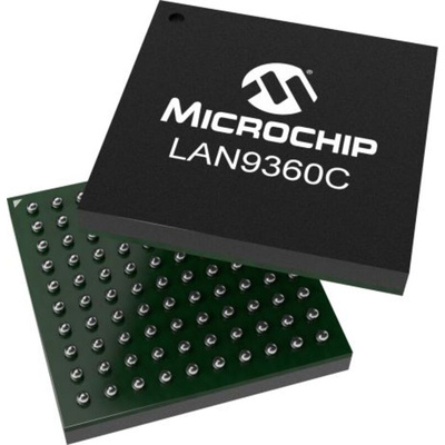 Microchip LAN9360C-I/CQB-101, Ethernet Switch IC RMII, USB
