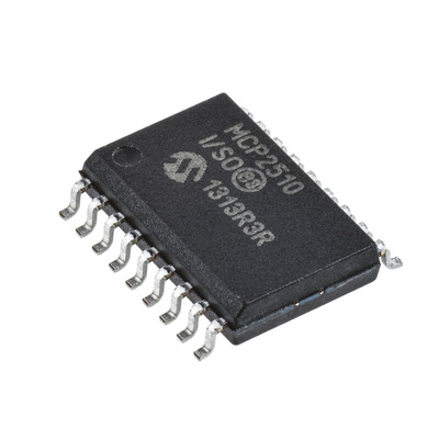 Microchip MCP2510-I/SO, CAN Controller 5Mbps CAN 1.2, CAN 2.0A, CAN 2.0B, 18-Pin SOIC W