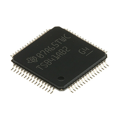 Texas Instruments Differential Cable Transceiver 64-Pin HTQFP, TSB41AB2PAP