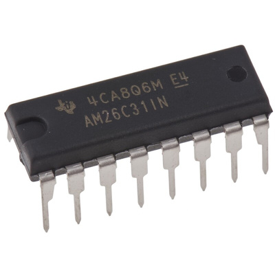 Texas Instruments AM26C31IN Line Transmitter, 16-Pin PDIP