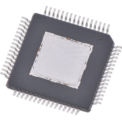 Microchip LAN9252I/PT, Ethernet Controller, 100Mbps MDI, MDIX, MII, RMII, Host Bus, 3.3 V, 64-Pin TQFP