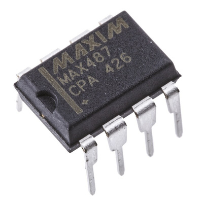 Maxim Integrated MAX487CPA+ Line Transceiver, 8-Pin PDIP