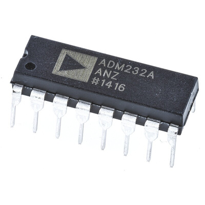 Analog Devices ADM232AANZ Line Transceiver, 16-Pin PDIP