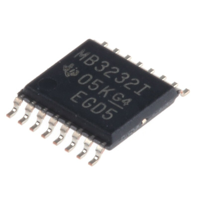 Texas Instruments MAX3232IPWR Line Transceiver, 16-Pin TSSOP