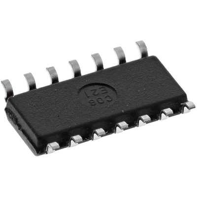 Texas Instruments SN74LS06D Hex-Channel Buffer & Line Driver, Open Collector, Inverting, 14-Pin SOIC
