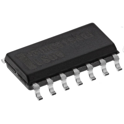 Texas Instruments SN74LS06D Hex-Channel Buffer & Line Driver, Open Collector, Inverting, 14-Pin SOIC