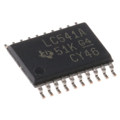 Texas Instruments SN74LVC541APW Octal-Channel Buffer & Line Driver, 3-State, 20-Pin TSSOP