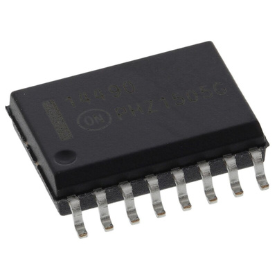 onsemi MC14490DWG, Bounce Eliminator Circuit, 16-Pin SOIC