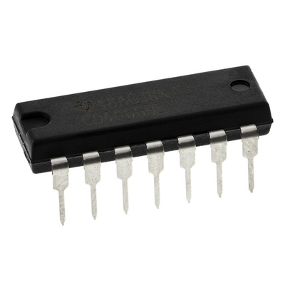 Texas Instruments CD4066BE Analogue Switch Quad SPST 12 V, 15 V, 5 V, 9 V, 14-Pin PDIP