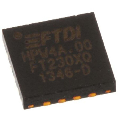 FTDI Chip Multiprotocol Transceiver 16-Pin QFN, FT230XQ-T