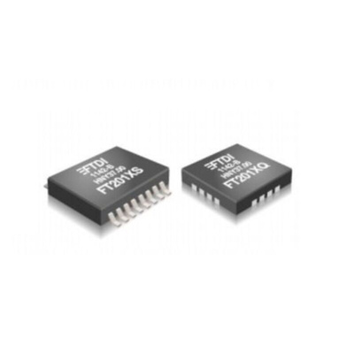 FTDI Chip Universal Asynchronous Receiver & Transmitter 16-Pin SSOP, FT201XS-U