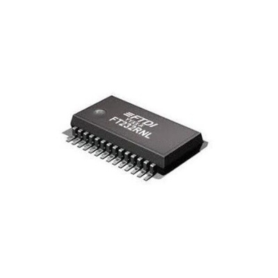 FTDI Chip FT232RNL-REEL, USB to Serial UART, USB to UART, 1.8 → 5 V, 28-Pin SSOP