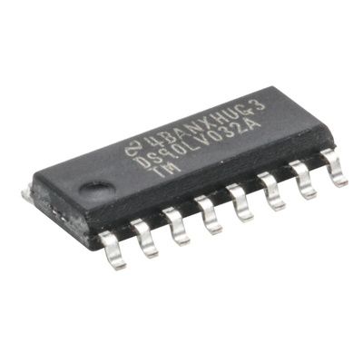 Texas Instruments DS90LV032ATM/NOPB, LVDS Receiver Quad LVTTL, 16-Pin SOIC