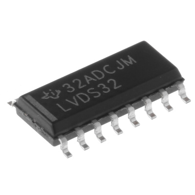 Texas Instruments SN65LVDS32D, LVDS Receiver Quad LVTTL, 16-Pin SOIC