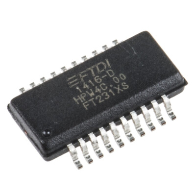 FTDI Chip UART RS232, RS422, RS485, SIE, UART 20-Pin SSOP, FT231XS-R