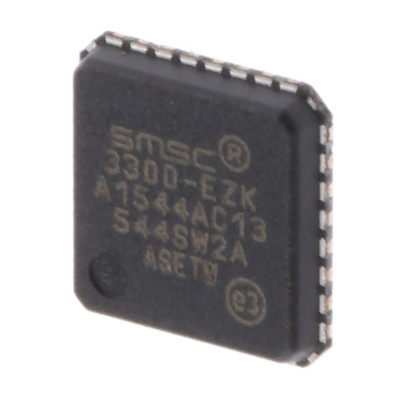 Microchip USB3300-EZK, USB Transceiver, USB 2.0, 3.3 V, 32-Pin QFN