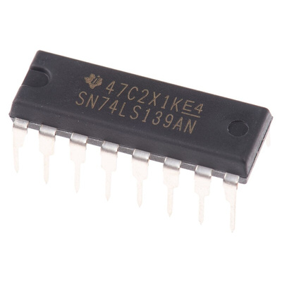 Texas Instruments SN74LS139AN, Decoder, 16-Pin PDIP