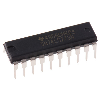 Texas Instruments SN74LS273N Octal D Type Flip Flop IC, 20-Pin PDIP