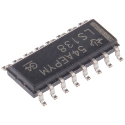 Texas Instruments SN74LS138D, Decoder, 16-Pin SOIC