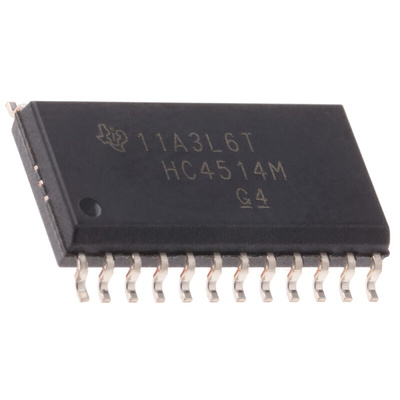 Texas Instruments CD74HC4514M, Decoder, 24-Pin SOIC