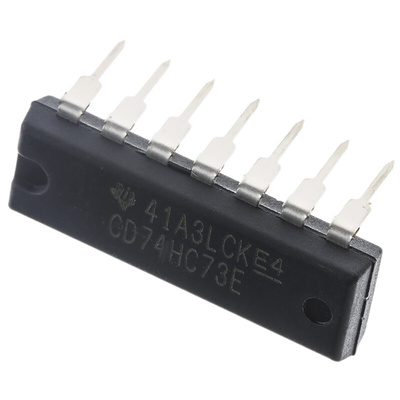 Texas Instruments CD74HC73E Dual JK Type Flip Flop IC, 14-Pin PDIP