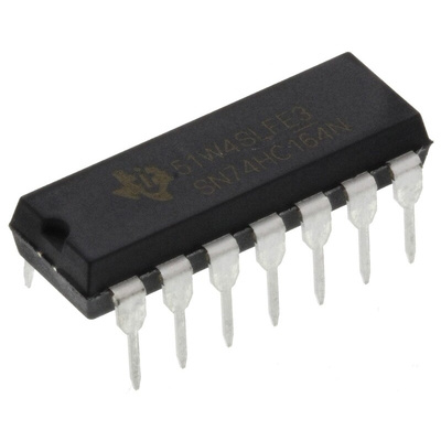 Texas Instruments SN74HC164N 8-stage Through Hole Shift Register HC, 14-Pin PDIP