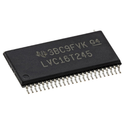 Texas Instruments SN74LVC16T245DGGR, Dual Bus Transceiver, 16-Bit Non-Inverting LVTTL, 48-Pin TSSOP