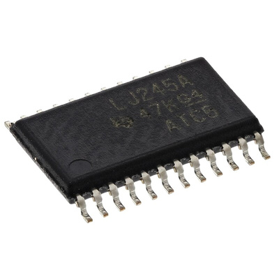 Texas Instruments SN74LVC4245APWT, 1 Bus Transceiver, 8-Bit Non-Inverting 3-State, 24-Pin TSSOP