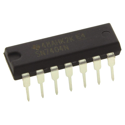 Texas Instruments SN7404N Hex Inverter, 14-Pin PDIP