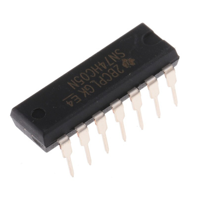 Texas Instruments SN74HC05N Hex Inverter, 14-Pin PDIP