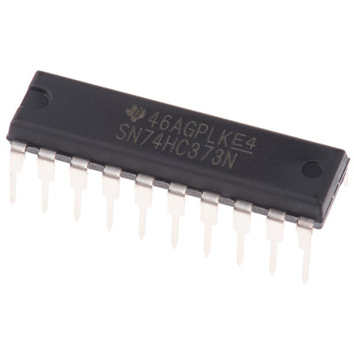 Texas Instruments SN74HC373N 8bit-Bit Latch, Transparent D Type, 3 State, 20-Pin PDIP