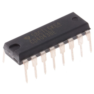 Texas Instruments CD4043BE 4bit-Bit Latch, Transparent SR Type, 3 State, 16-Pin PDIP
