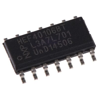 Nexperia HEF40106BT Hex Schmitt Trigger Inverter, 14-Pin SOIC