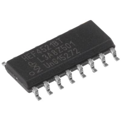 Nexperia HEF4521BT,652, Frequency Divider, Frequency Divider and Oscillator, 1-Channel, 16-Pin SOIC