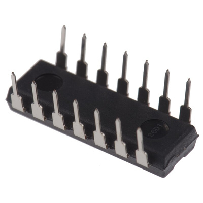 Texas Instruments CD74HC04E Hex CMOS Inverter, 14-Pin PDIP