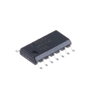 onsemi MM74HC14MX Hex Schmitt Trigger CMOS Inverter, 14-Pin SOIC